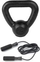 Tunturi - Fitness Set - Springtouw - Kettlebell 4 kg