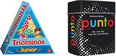 Spellenset - Bordspel - 2 Stuks - Triominos Junior & Punto