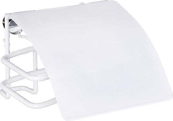 Wenko Toiletrolhouder Classic Plus 14 X 9 Cm Staal Wit