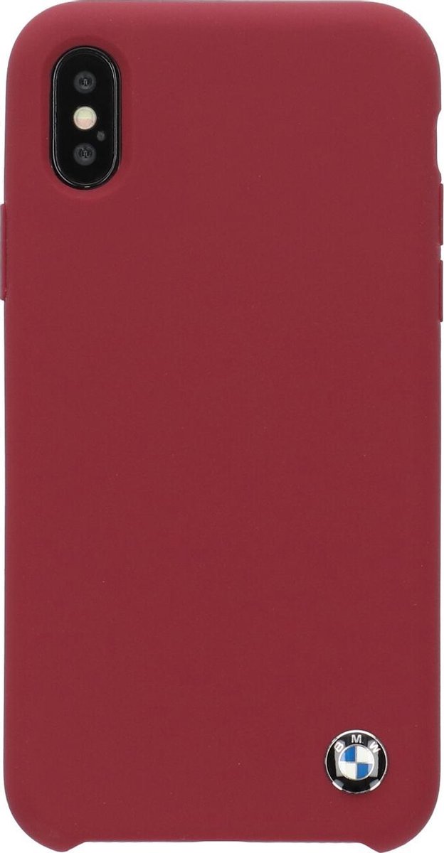 iPhone Xs/X hoesje - BMW - Burgundy - Kunststof