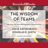 Boekcover van 'The Wisdom of Teams' met een cirkel van handen, de titel en auteursnamen.