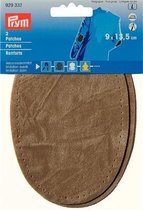 Patches Lederimitatie Opstrijkbaar 9 x 13,5 cm Steen