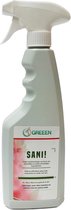 GREEEN SANI! | Biologische Badkamerreiniger Spray & Sanitairreiniger | Vrij van Gevarenlabels | 500 ml