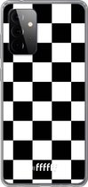 6F hoesje - geschikt voor Samsung Galaxy A72 -  Transparant TPU Case - Checkered Chique #ffffff