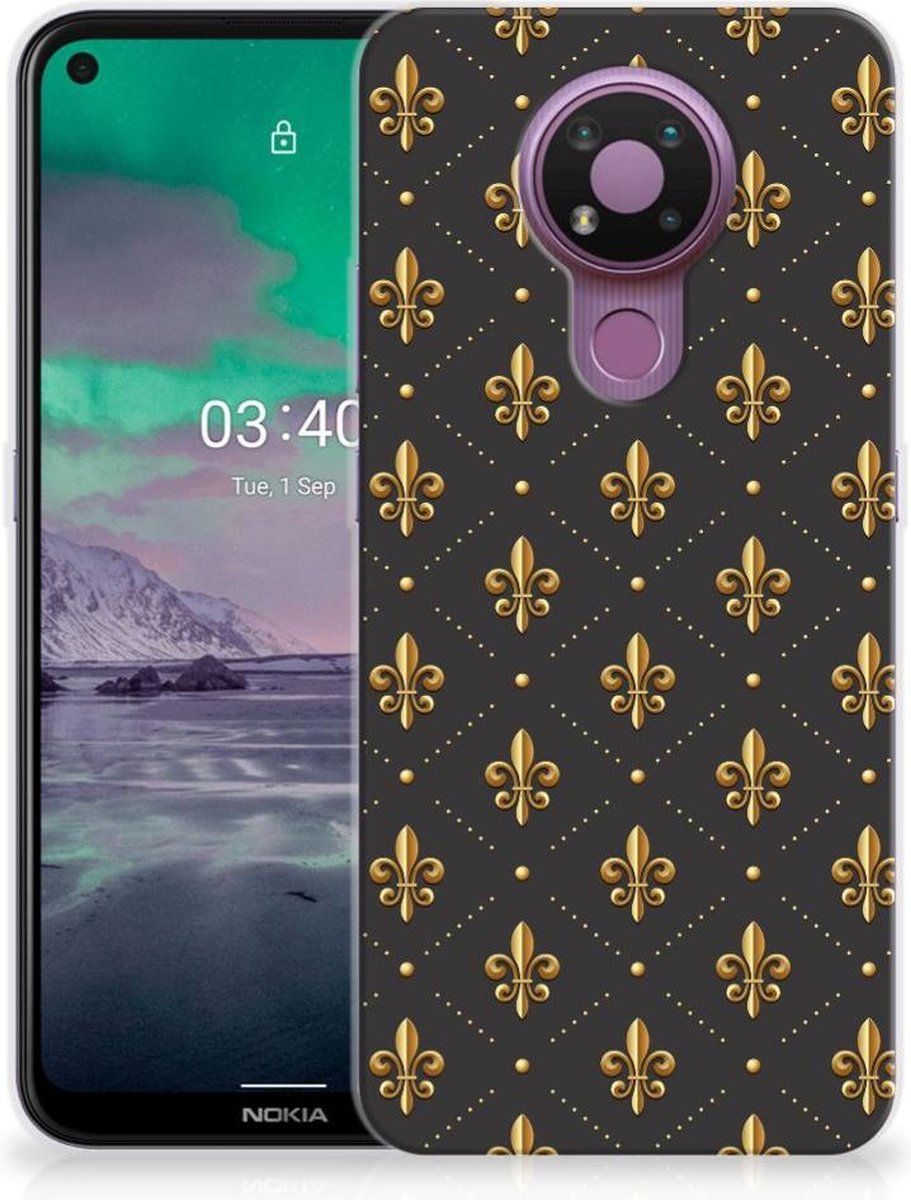Nokia 3.4 TPU bumper Franse Lelie