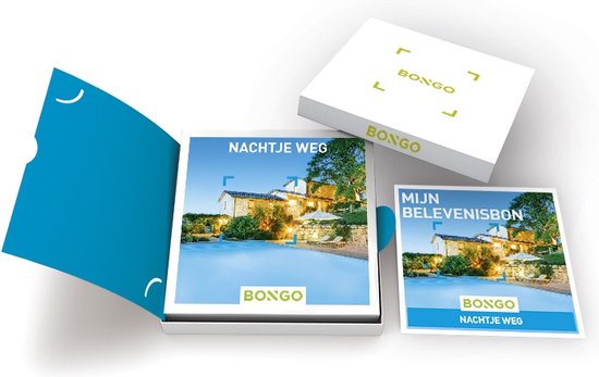 Bongo Bon - Nachtje Weg Cadeaubon - Cadeaukaart cadeau voor man of vrouw | 1400 gezellige hotels