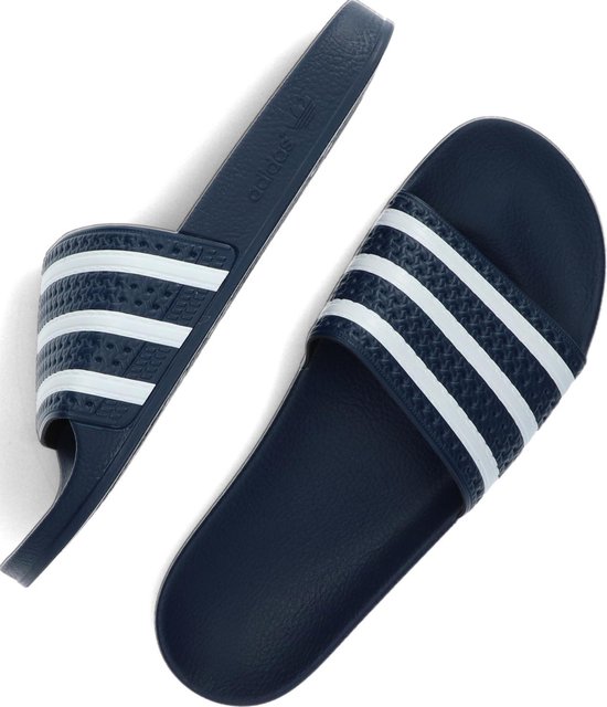 adidas Adilette Heren Slippers - Adiblue/White/Adi Blue - Maat 46 ...