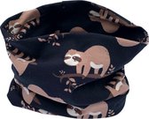 tinymoon Unisex Sjaal – colsjaal – Lazy Luiaard – Zwart – Maat 6 maanden tot 10 jaar