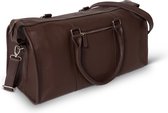 Jb-Luxo - Leren Weekendtas / leren reistas / leren duffle bag - bruin - cognac - heren - dames