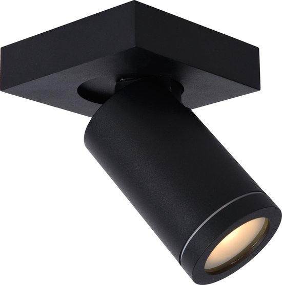 NIGEL - Spot de plafond - LED Dim to warm - GU10 - 1x5W 2200K/3000K - Noir  