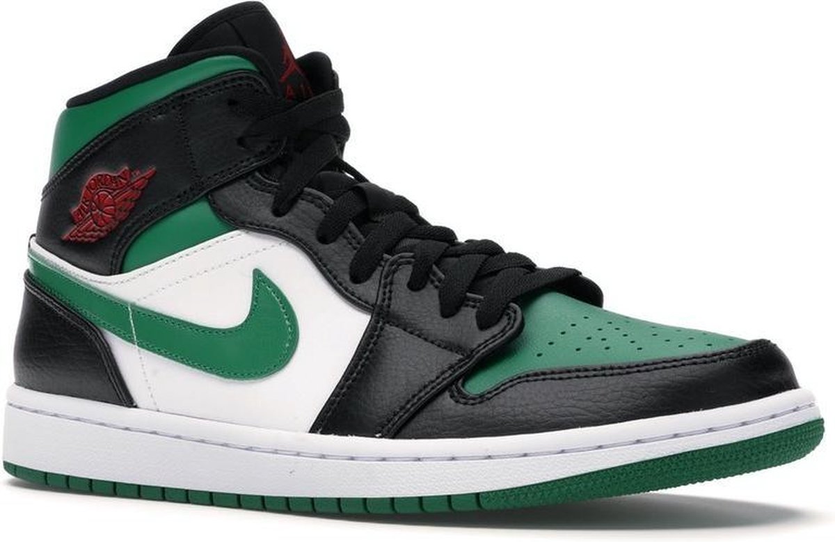 Nike Air Jordan 1 Mid Green Toe - Sneaker - 554724-067 - Maat 42.5 | bol