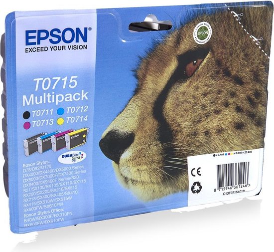 Epson T0715 Multipack Origineel (4) | bol.com