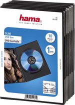 Hama 04751181 Dvd Slimline Box - 10 pièces / Noir