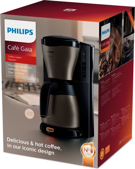 Philips Café Gaia Collection HD7547/80 machine à café Machine à café filtre  1,2 L