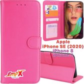 EmpX Telefoonhoesje - Book Case - Geschikt Voor Apple IPhone 7 - Roze