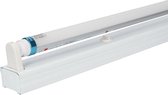 IP20 LED TL armatuur 60 cm enkelvoudig incl. 1x9W 1260lm 4000K 140lm/W LED buis