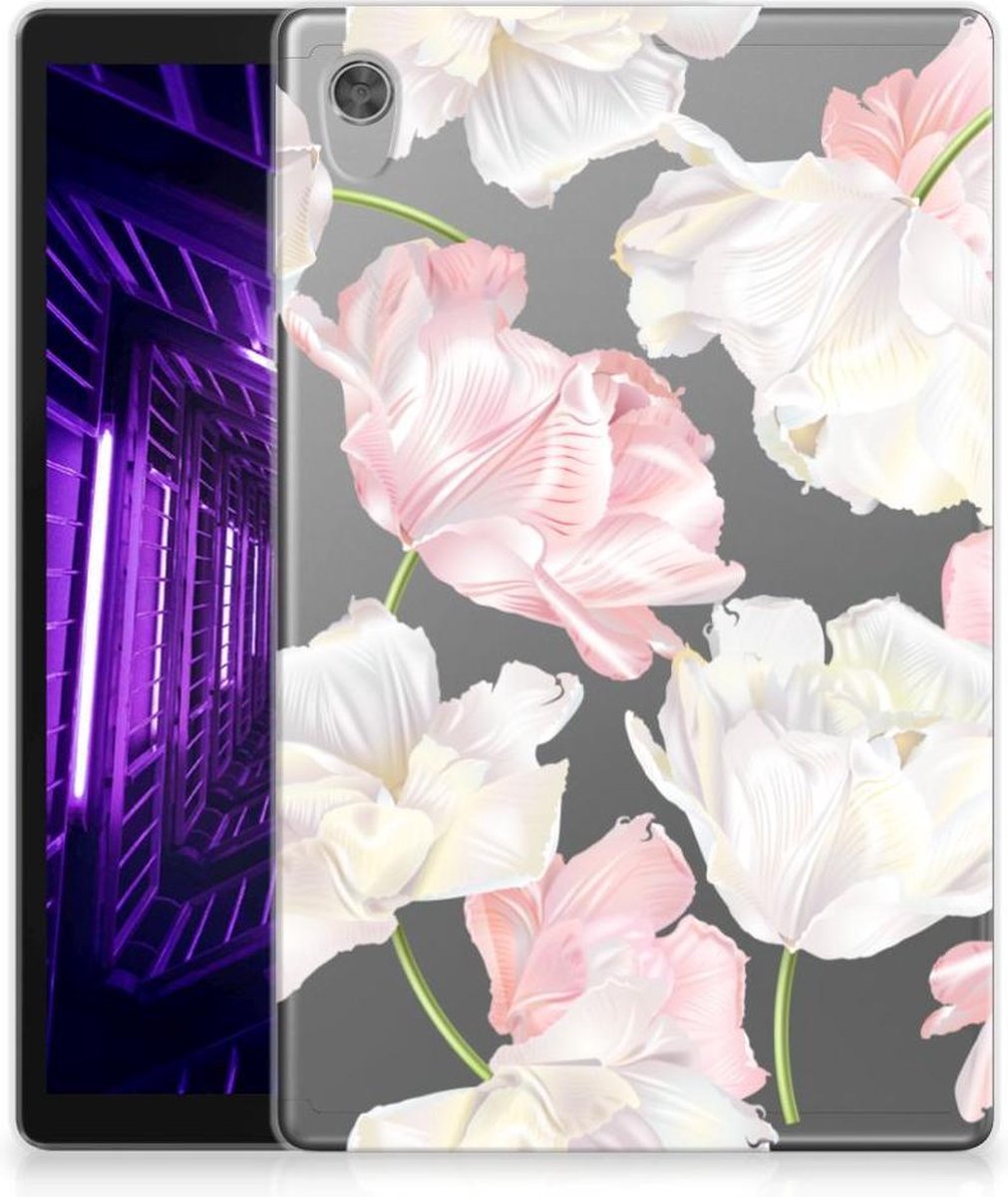 Lenovo Tab M10 HD (2de generatie) Siliconen Hoesje Lovely Flowers