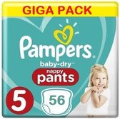 Pampers Baby Dry Pants Maat 5 - 56 Luierbroekjes Voordeelverpakking
