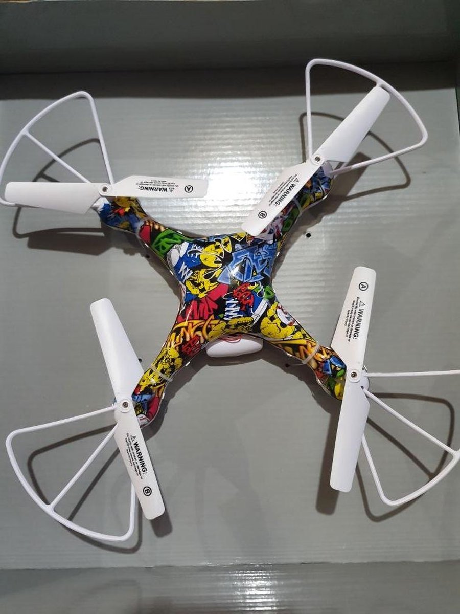 Drone D12 - AI JIA Toys - Multikleur/Wit zonder camera