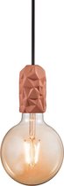 Nordlux Hang hanglamp - pendellamp - Ø4,5 cm - E27 - geometrische vormen - terracotta