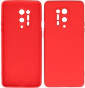 Wicked Narwal | 2.0mm Dikke Fashion Color TPU Hoesje voor OnePlus 8 Pro Rood