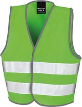 Veiligheidshesje kind met reflecterende strepen Groen L