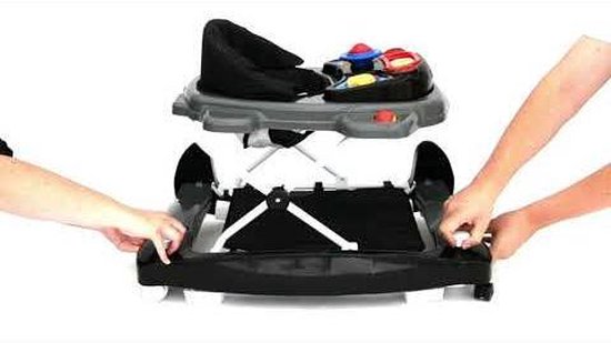 Baninni Loopstoel Classic 2-in-1 Roze - Grijs van Baninni — afbeelding 4