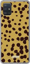 6F hoesje - geschikt voor Samsung Galaxy A52 - Transparant TPU Case - Cheetah Print #ffffff