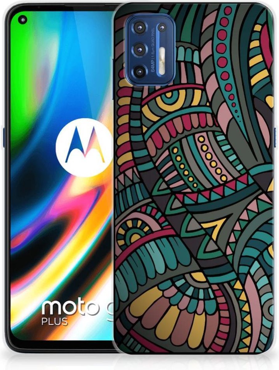 Motorola Moto G9 Plus TPU bumper Aztec