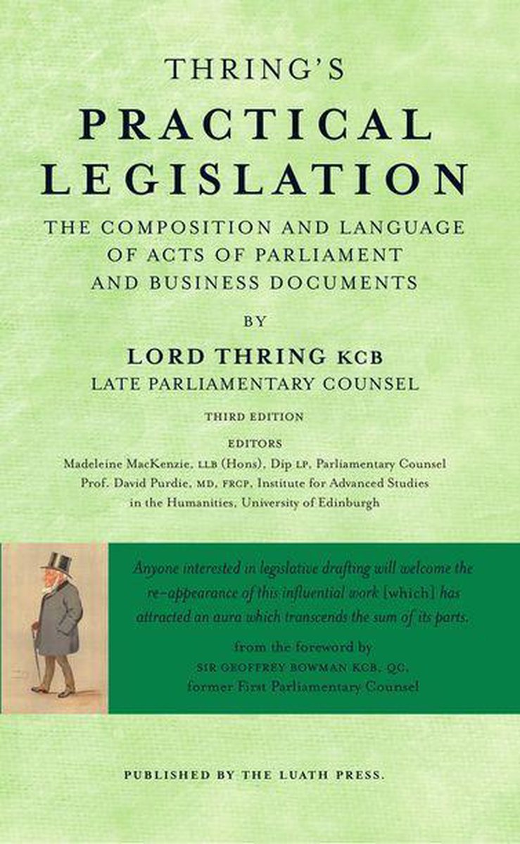 Thring's Practical Legislation - Henry Thring
