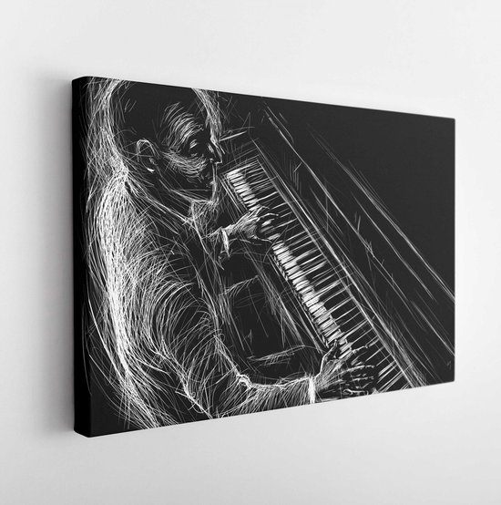 Illustration Clavier Noir Et Blanc