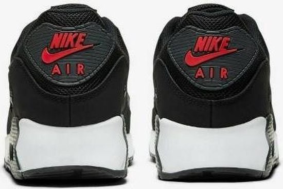 Nike Air Max 90 Zwart / Rood / Wit - Heren Sneaker - DH4095-001 - Maat 45 - Nike