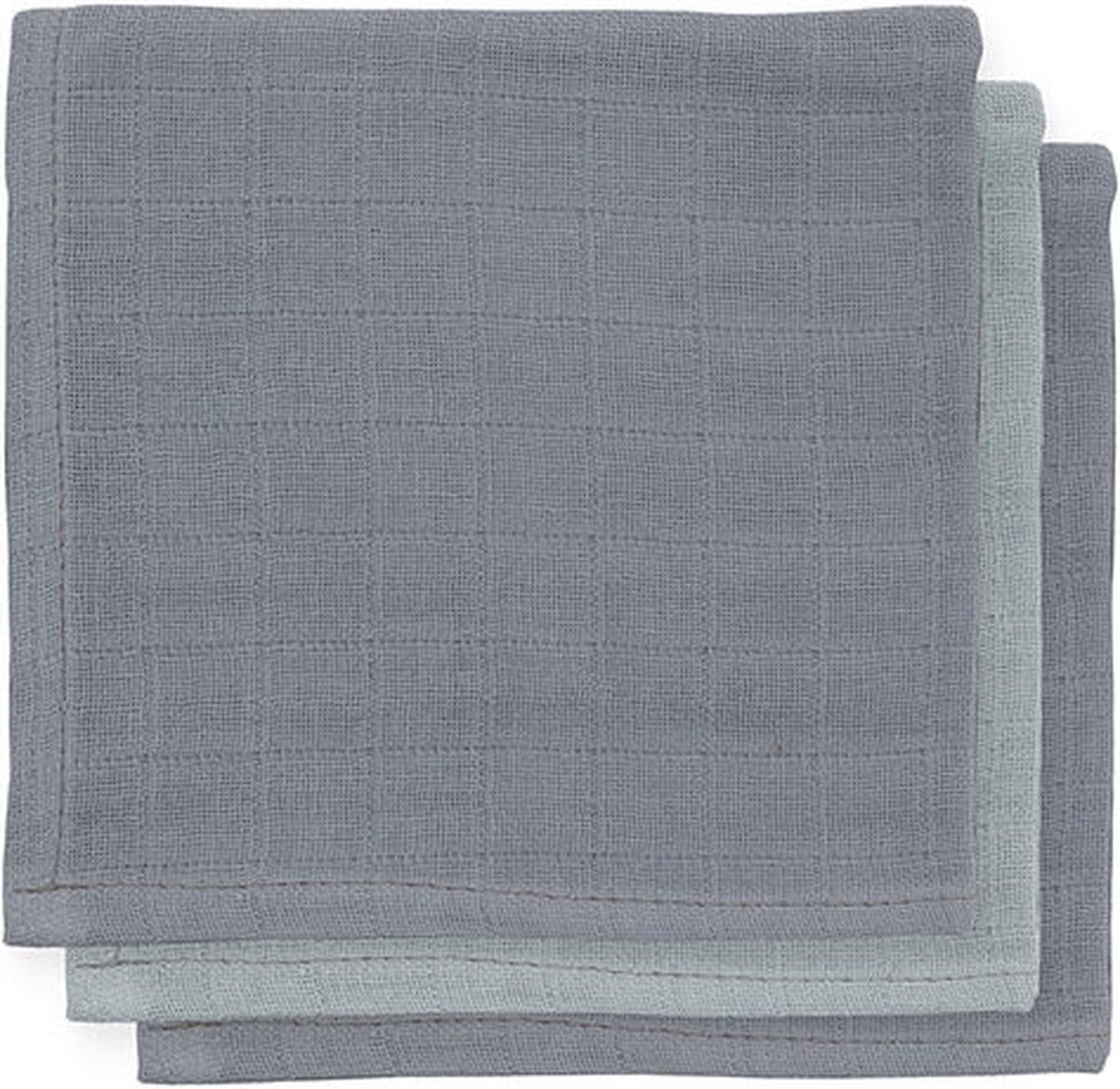 Goedkoopste Jollein Hydrofiel Monddoekje Bamboe Katoen - Storm Grey - 3 Stuks