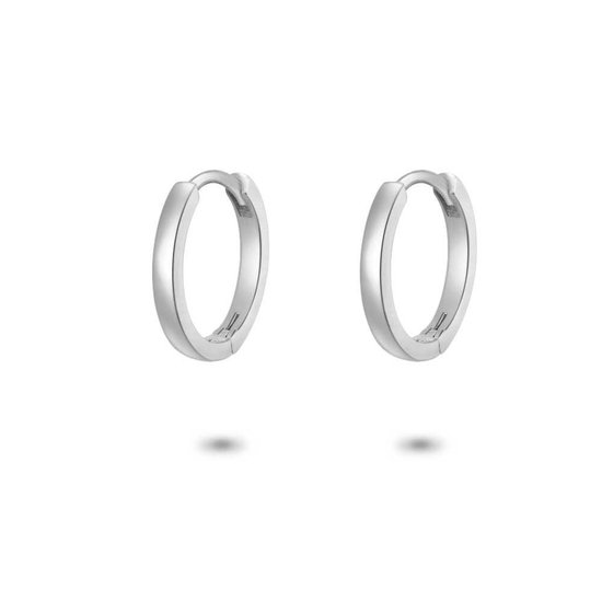 Twice As Nice Oorbellen in zilver, oorring 13 mm