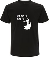 Made in Spain Heren t-shirt | Spanje | Spaans | Madrid | salsa | salsadansen | grappig | cadeau | Zwart