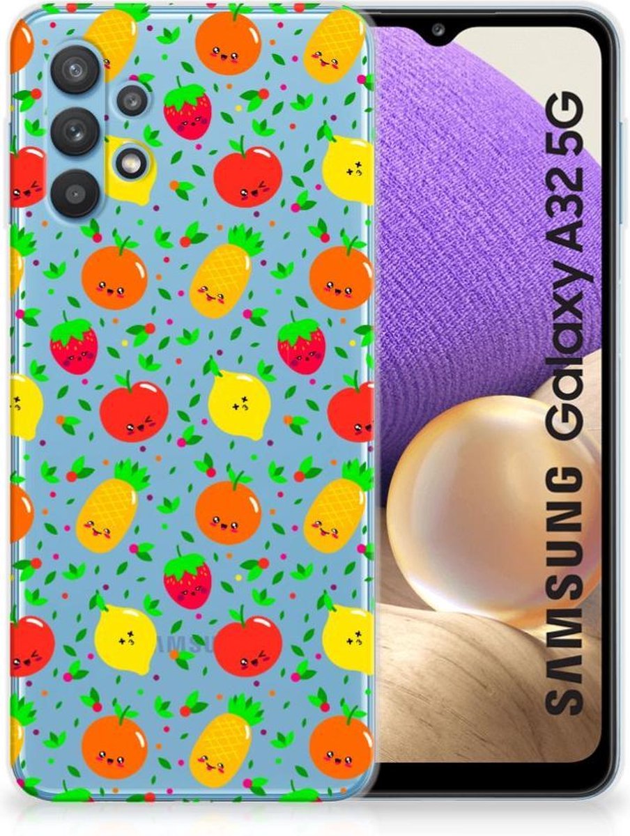 Samsung Galaxy A32 5G Siliconen Case Fruits