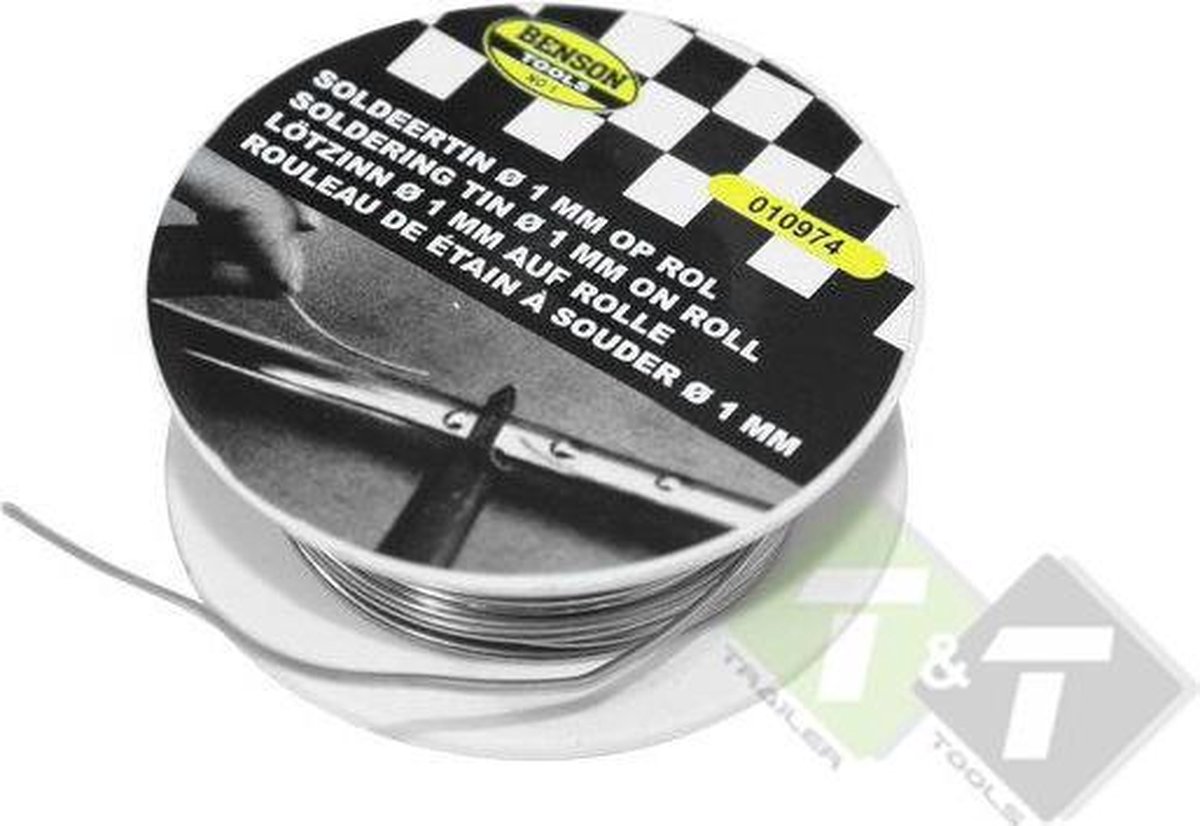 Soldeertin op rol, Soldeer tin, 1mm diameter – foto 2