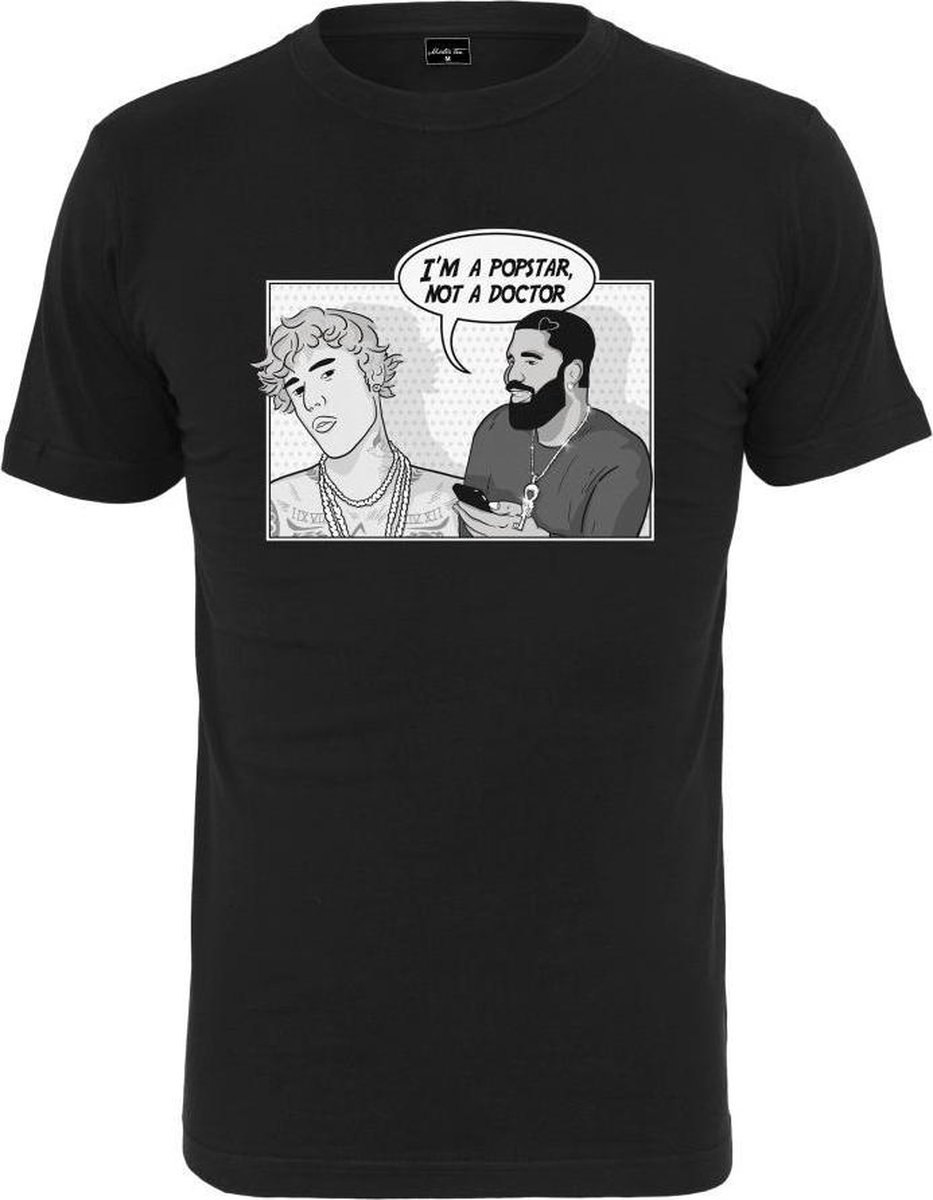Mister Tee Heren Tshirt -XL- Not A Doctor Zwart