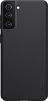 Nillkin - Hoesje geschikt voor Samsung Galaxy S21 Plus -Super Frosted Shield - Back Cover - Zwart
