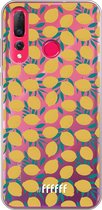 6F hoesje - geschikt voor Huawei P30 Lite -  Transparant TPU Case - Lemons #ffffff