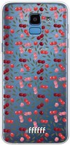 6F hoesje - geschikt voor Samsung Galaxy J6 (2018) -  Transparant TPU Case - Cherry's #ffffff