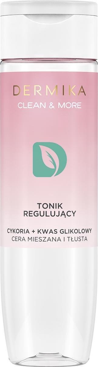 DERMIKA Clean & More tonik regulujący cera mieszana i tłusta Cykoria & Kwas Glikolowy 200ml