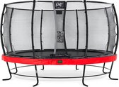 EXIT Elegant Premium trampoline rond ø427cm - rood