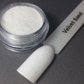 Nailart Sugar - Nagel glitter - Korneliya Nailart Decor Zand 154 Clear Velvet Sand Matt