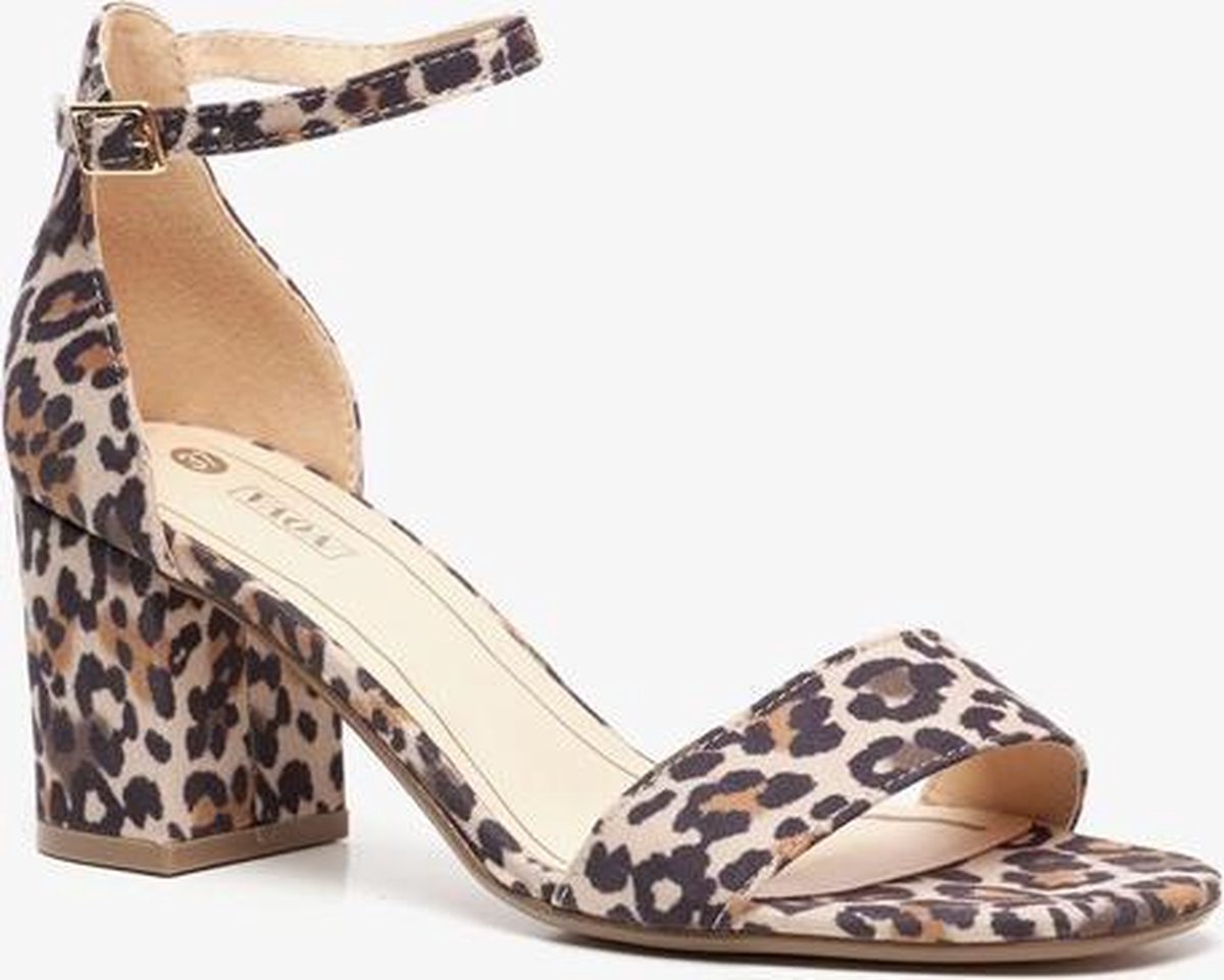 Verbazingwekkend Serena idioom Nova dames hak sandalen met luipaardprint - Bruin - Maat 36 | bol.com