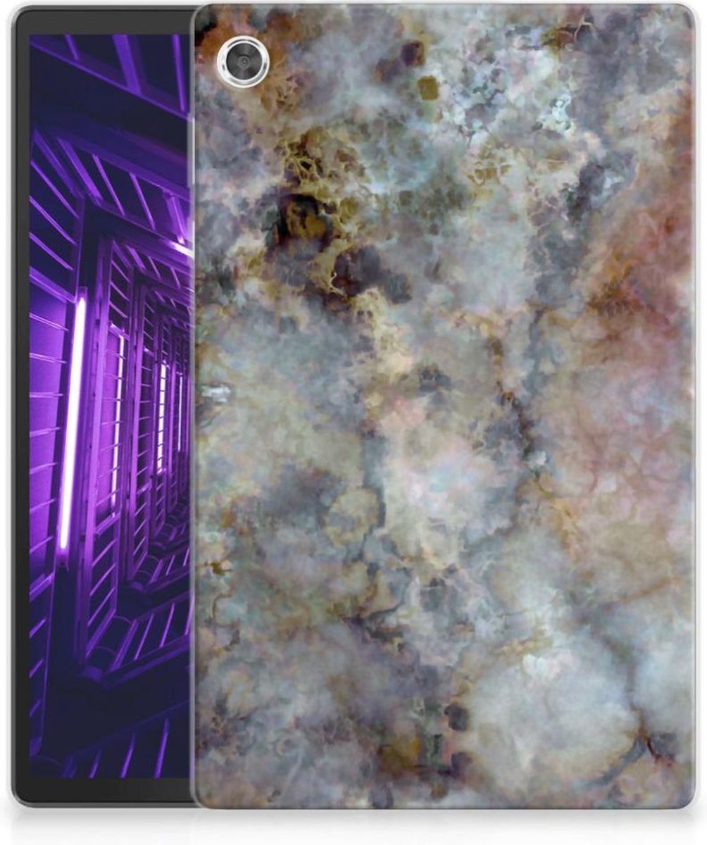 Lenovo Tab M10 Plus Tablet Back Cover Marmer Grijs