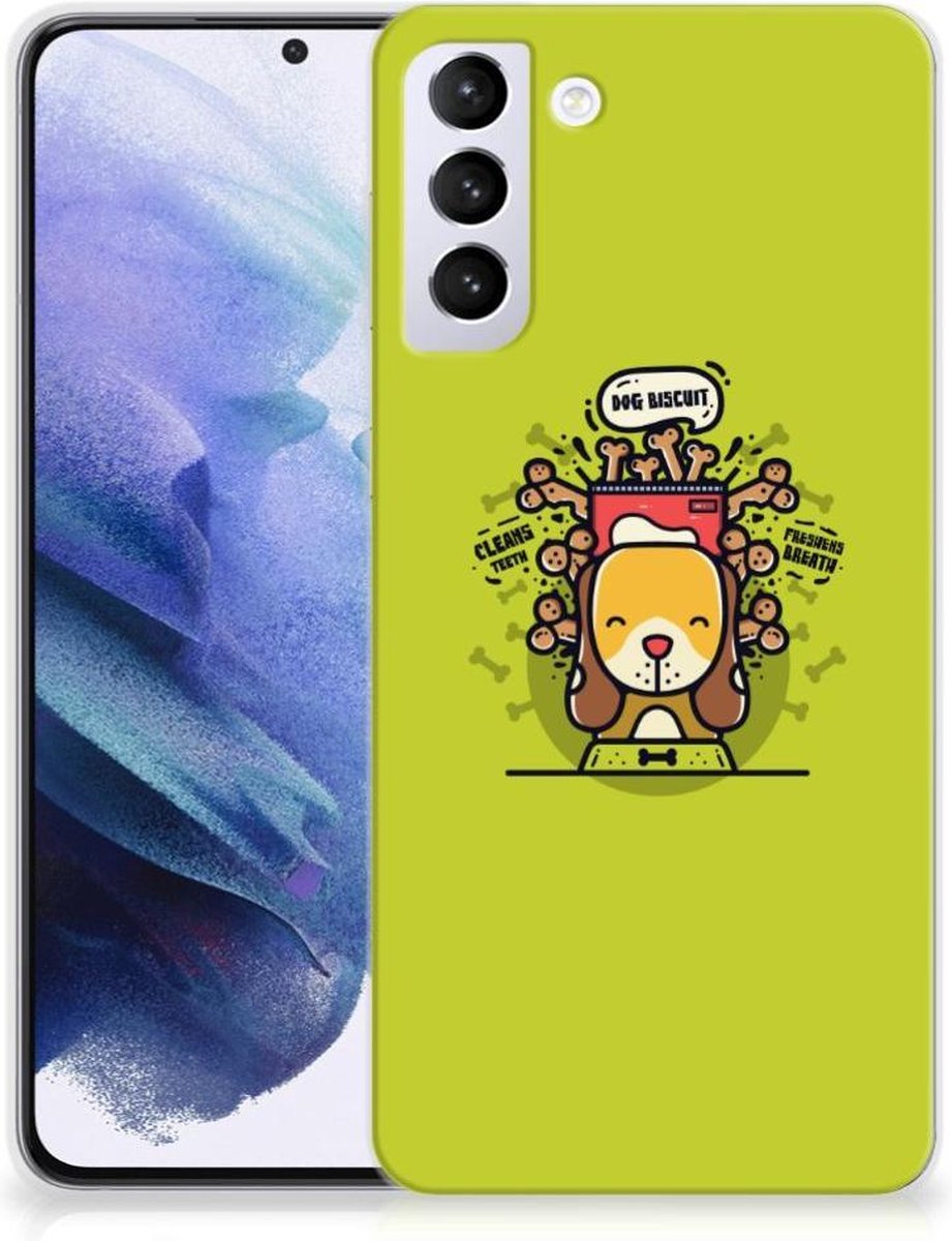 Samsung Galaxy S21 Plus Telefoonhoesje met Naam Doggy Biscuit