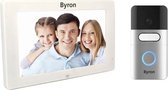Byron DIC-22615 Draadloze Video Deurbel – Slimme deurbel - Intercom en Camera - 2-weg communicatie – Touchscreen - Geen maandelijkse kosten