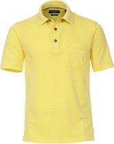 Casa Moda Sport Poloshirt Faded Geel Borstzak Regular Fit - L