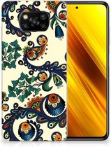 Hoesje maken Xiaomi Poco X3 | Poco X3 Pro Telefoonhoesje met Naam Barok Flower